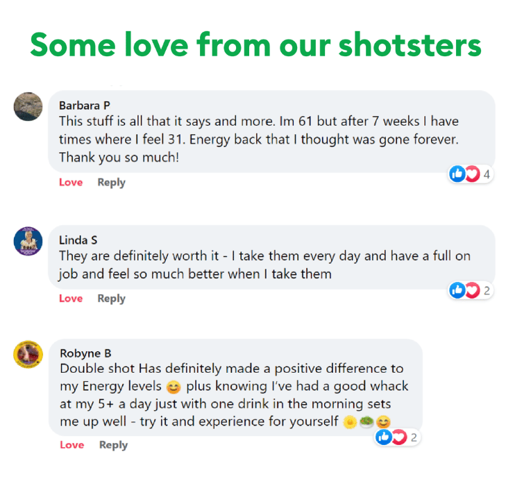 Love from our shotsters.