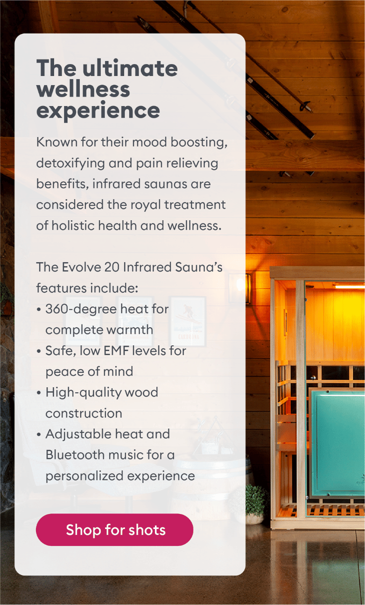 Learn more about the Sun Stream Evolve 20 Infrared Sauna.